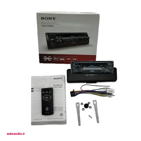 Sony CDX-G1200U ضبط ماشین سونی