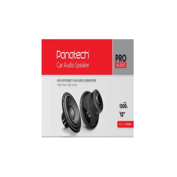 ساب ووفر خودرو پاناتک مدل Panatech p-S1216 حداکثر توان 1200 وات